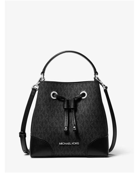 michael kors mercer bucket|Mercer Small Logo Bucket Bag .